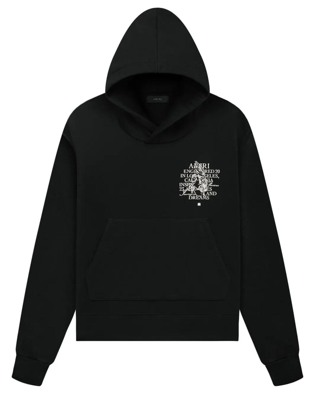 Amiri Black Precious Memories Hoodie for men