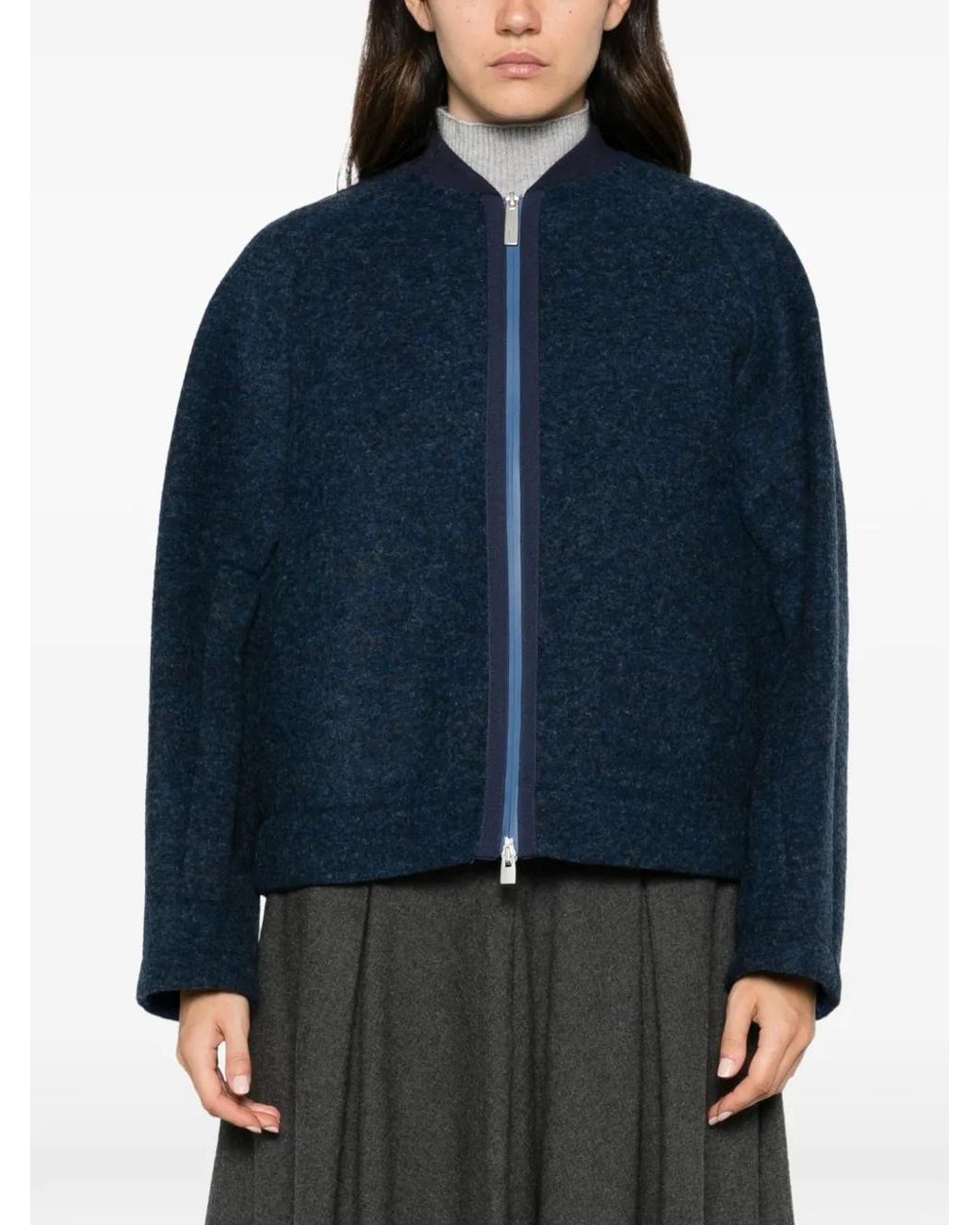 Laminar Blue Veste À Fermeture Zippée
