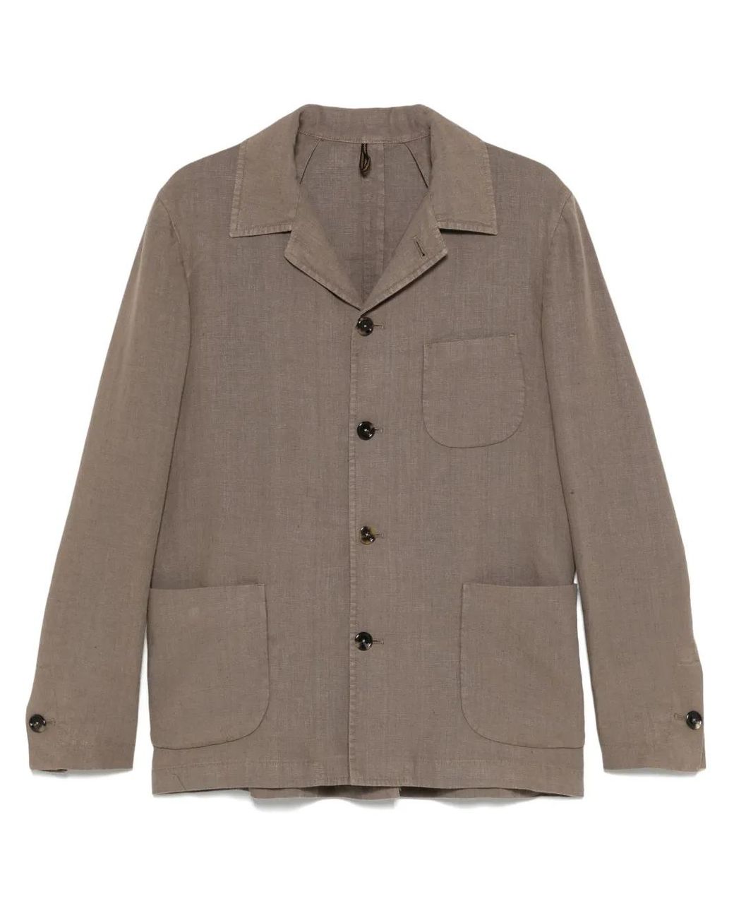 Dell'Oglio Linnen Blazer in het Brown voor heren