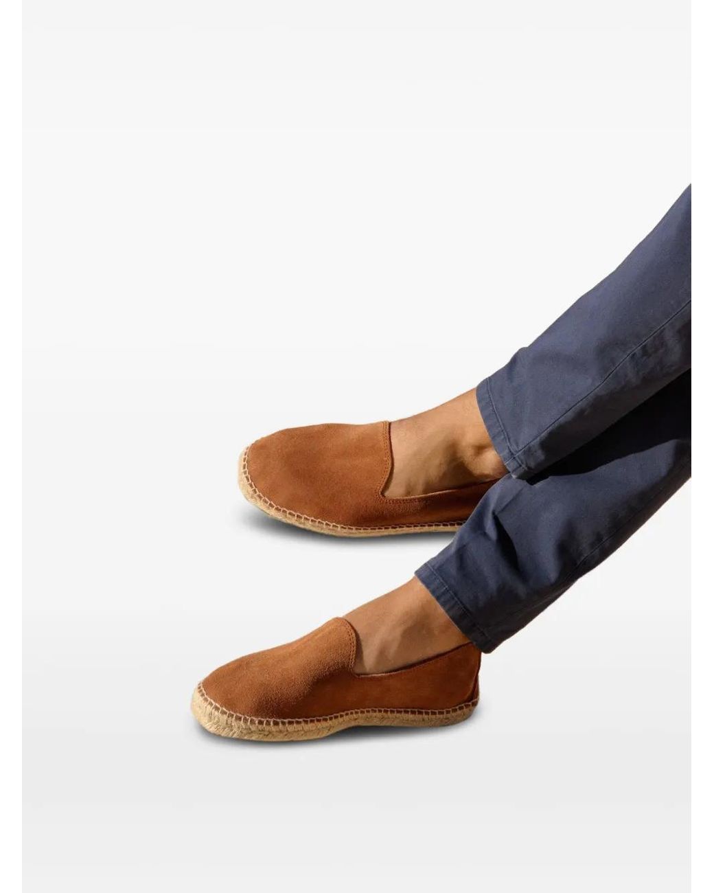 Manebí Blue Suede Slip-On Espadrilles for men