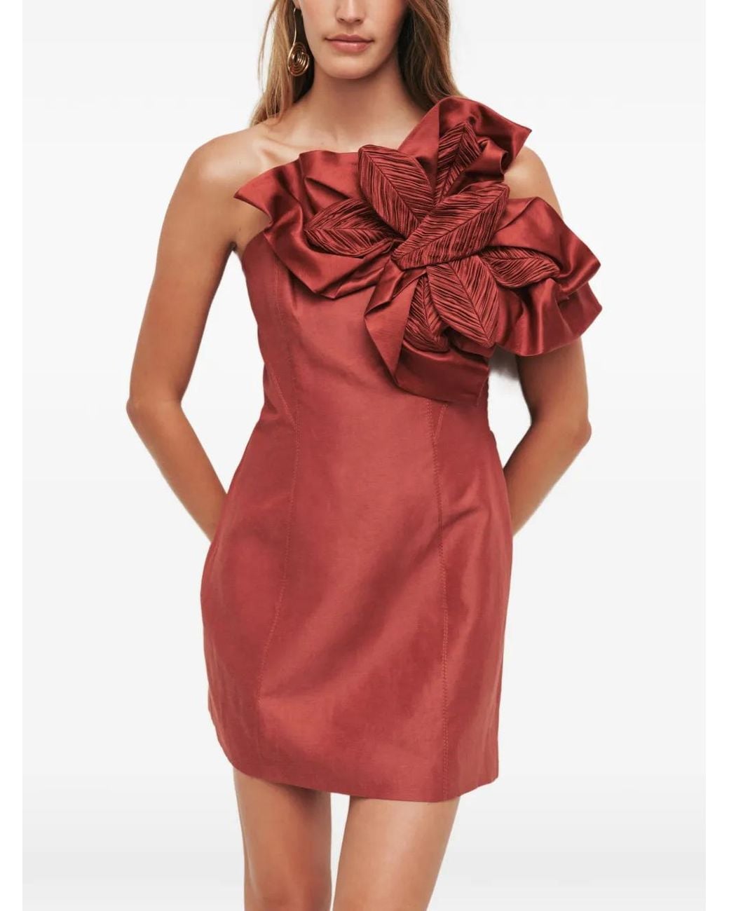 Robe Courte Isla À Fleurs Aje. en coloris Red