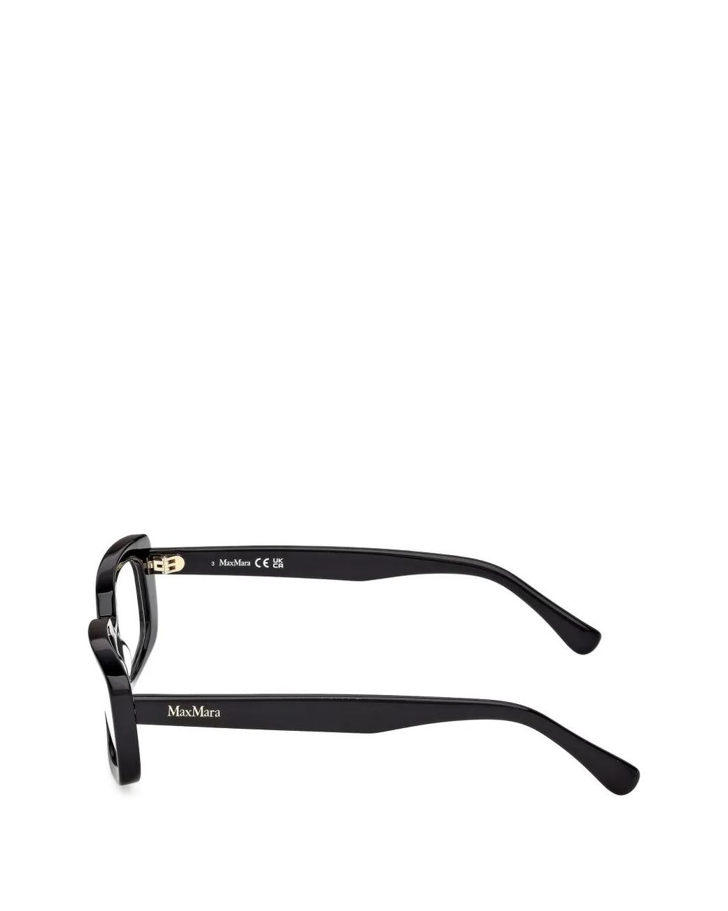 Max Mara Eyewear Black Square Frame Glasses