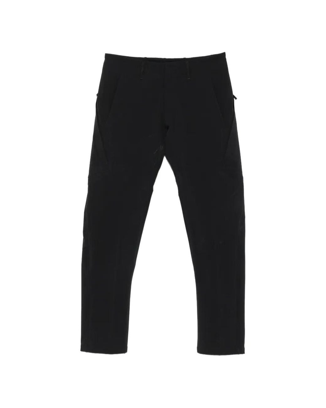 Veilance Black Belt-Loop Straight-Leg Trousers for men
