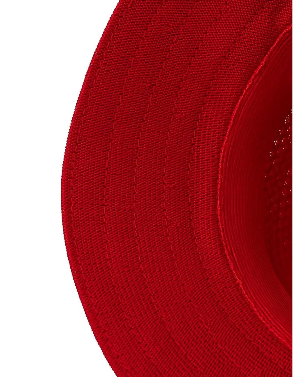 Cappello Bucket Bicolore di Kangol in Red