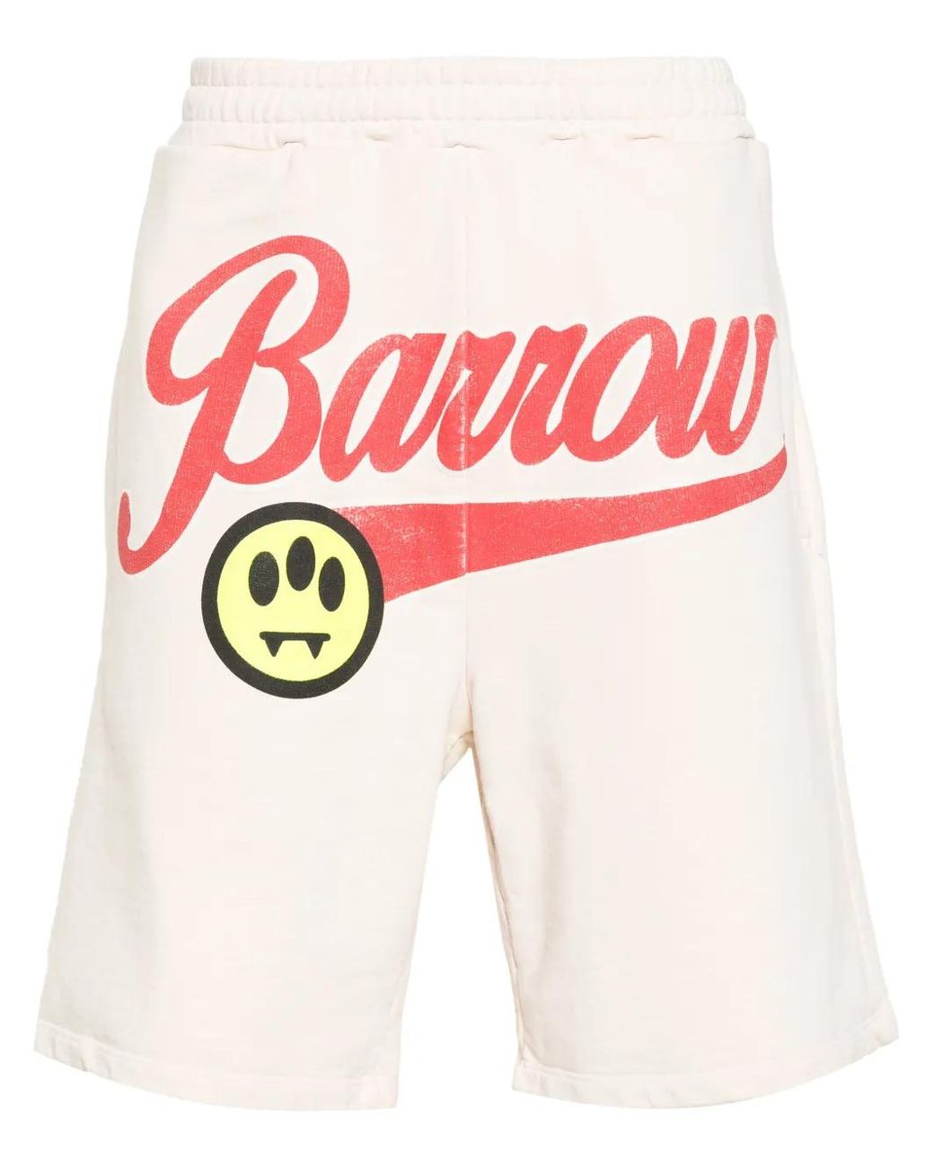 Barrow Red Logo-Print Shorts