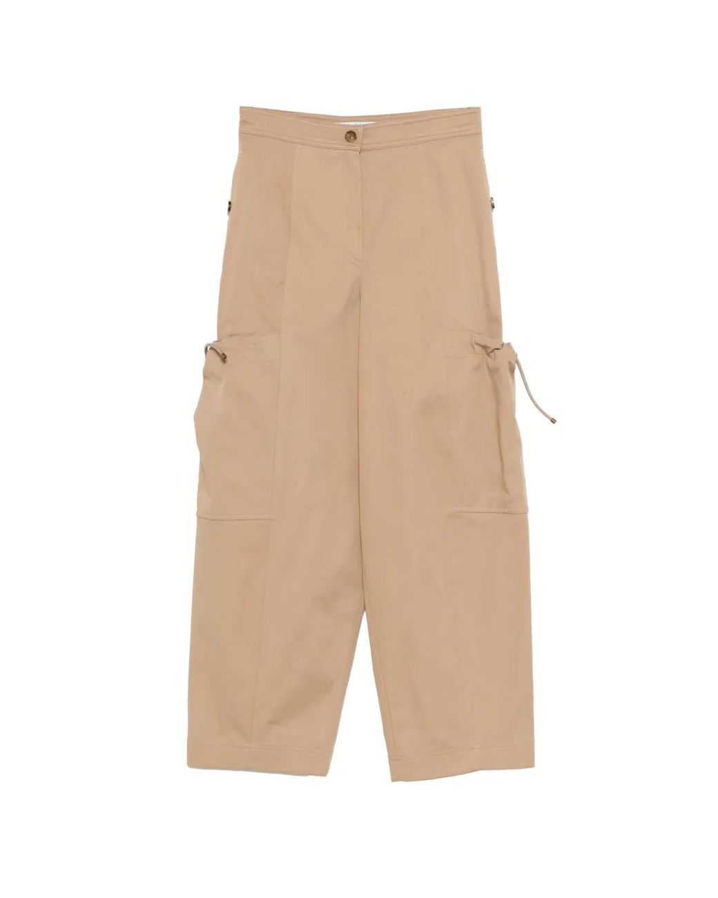 Max Mara Natural Mxmlepre Cargo-Pocket Trousers