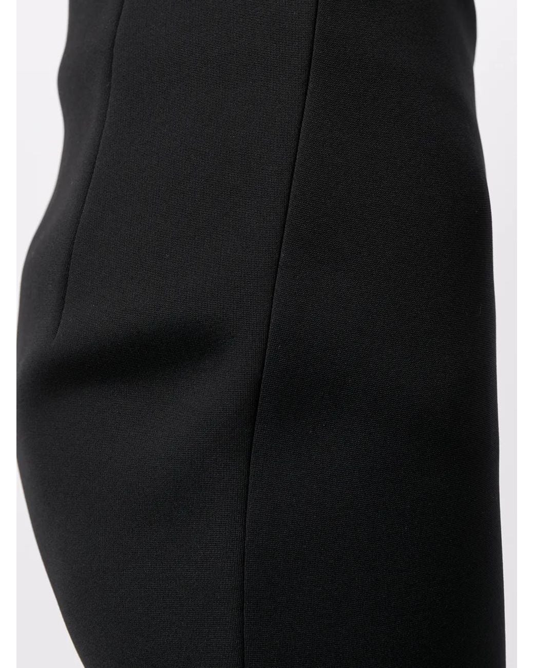 Balenciaga Black Circle A-Line Mini Skirt