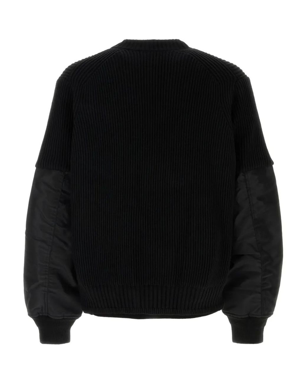 Sacai Black Pull Gonz À Patchs for men