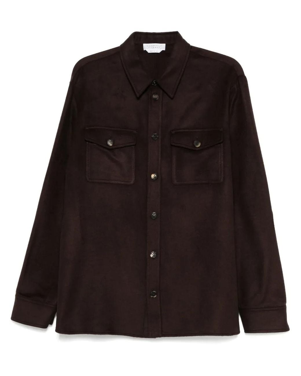 Gabriela Hearst Black Lucas Shirt for men