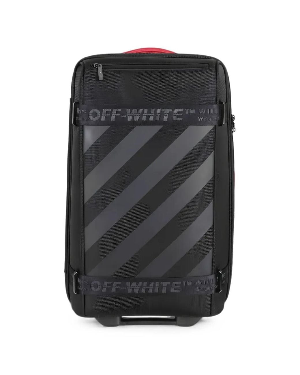 Off-White c/o Virgil Abloh Black Diagonals Logo-Tape Suitcase