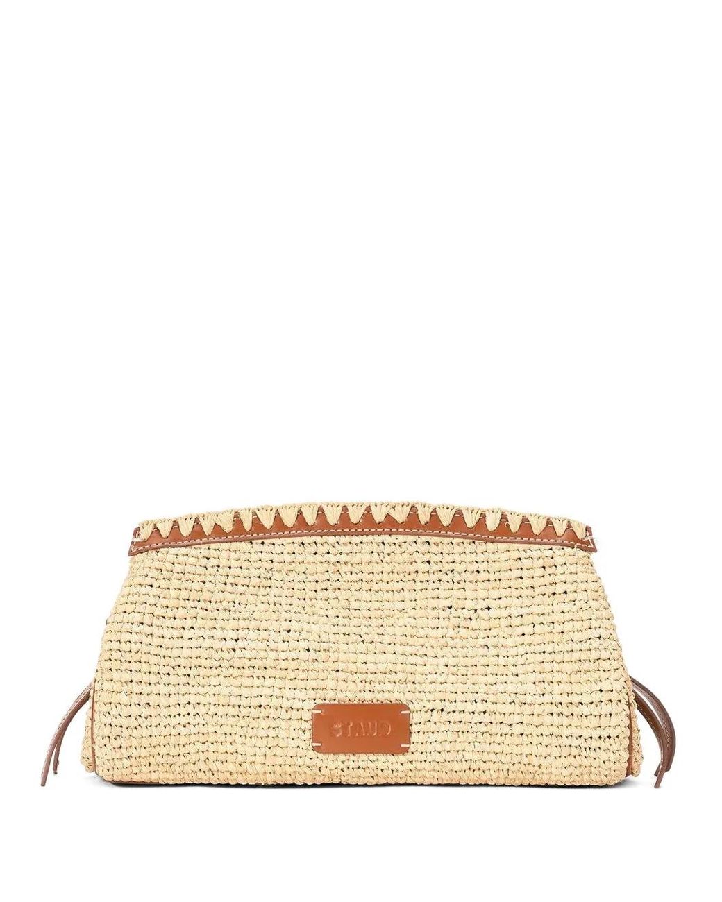 Staud Natural Maude Convertible Clutch Bag
