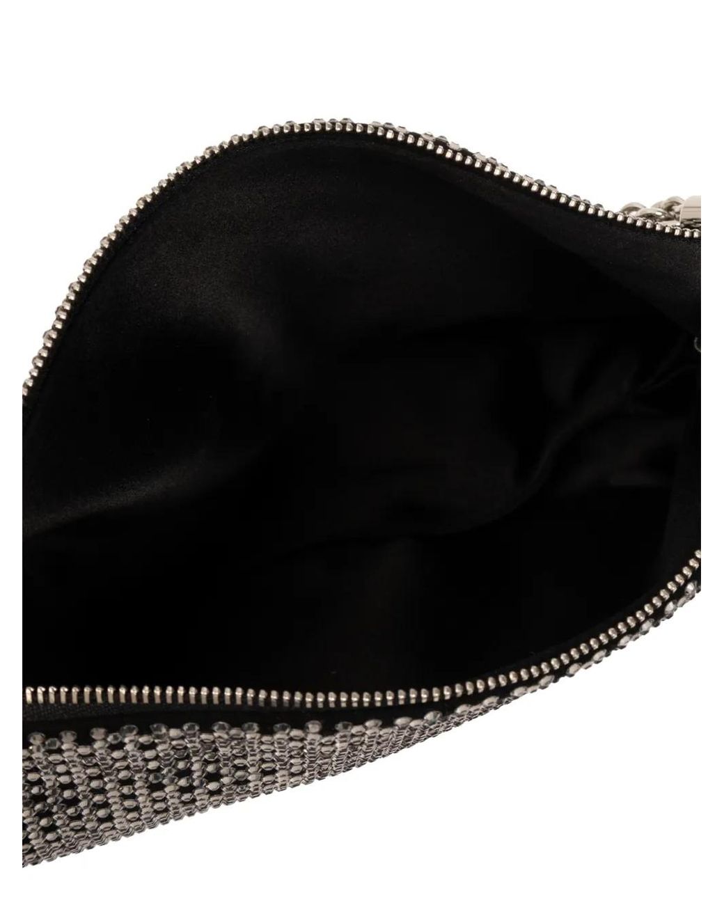 Jimmy Choo Gray Callie Crystal-Embellished Clutch Bag