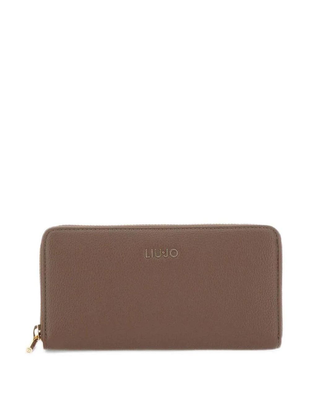Liu Jo Brown Large Zip Wallet