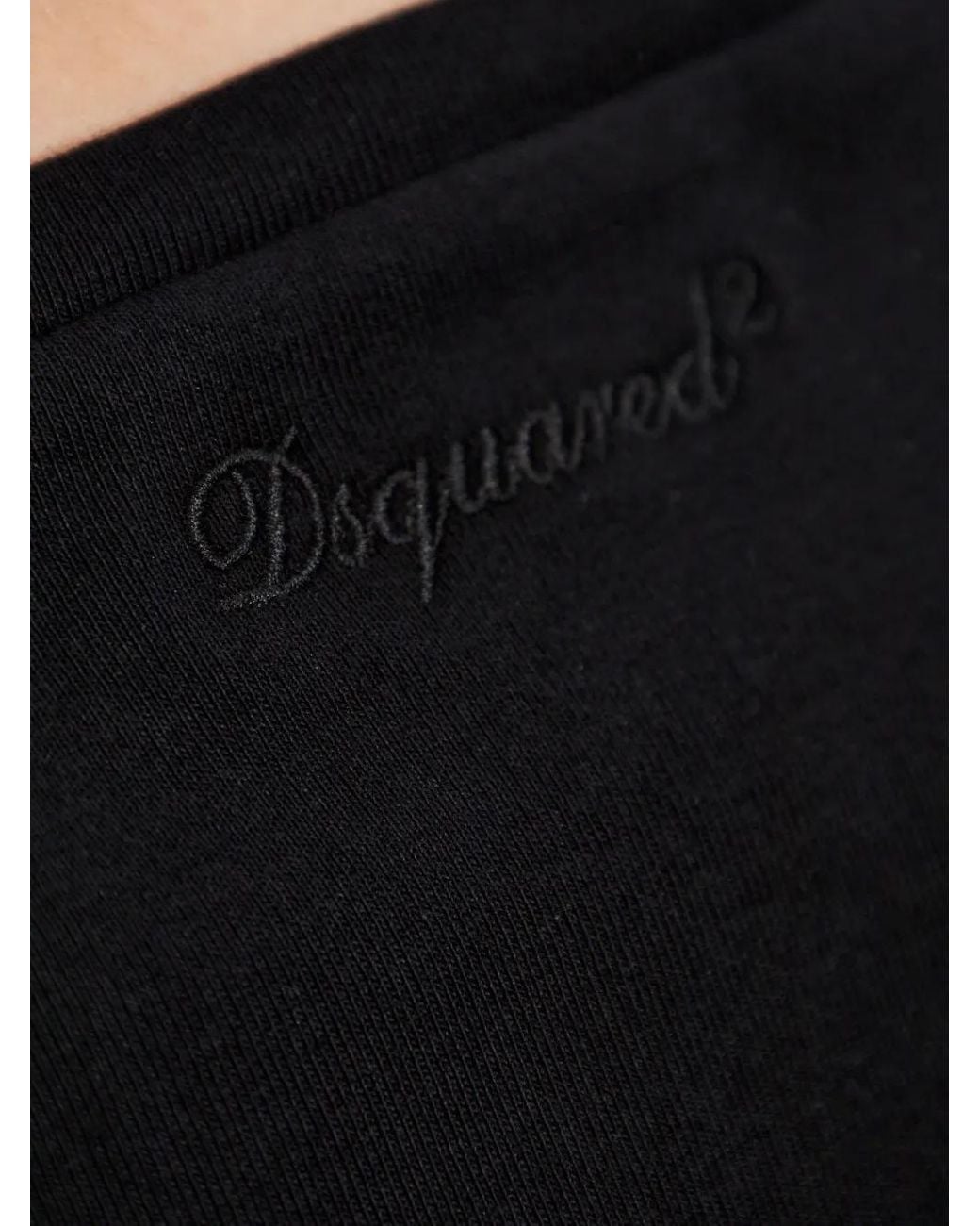 DSquared² Black Cotton Top