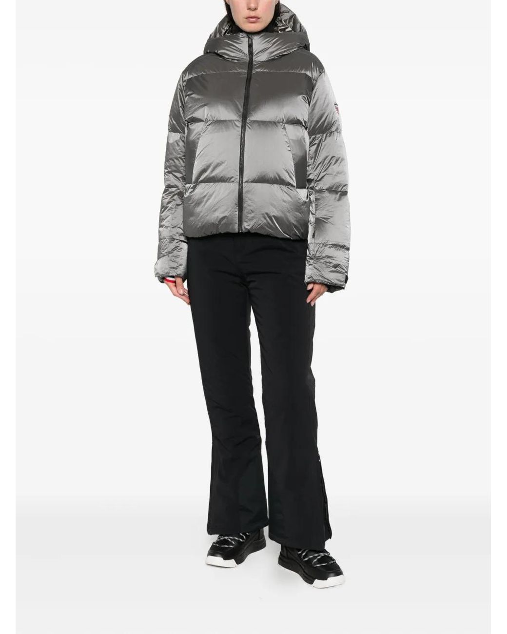 Rossignol Gray Daille Hooded Padded Jacket