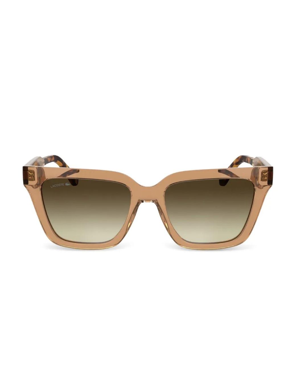 Lacoste Natural Cat-Eye Sunglasses