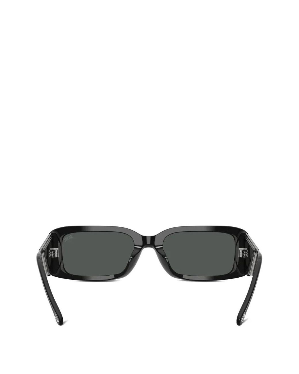 DIESEL Black Lunettes De Soleil À Monture Rectangulaire