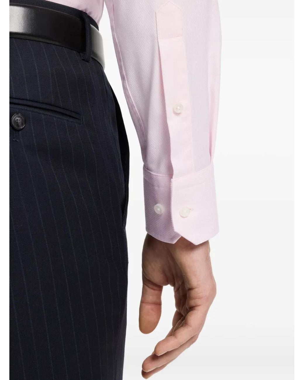 Boss Pink Button-Up Shirt for men