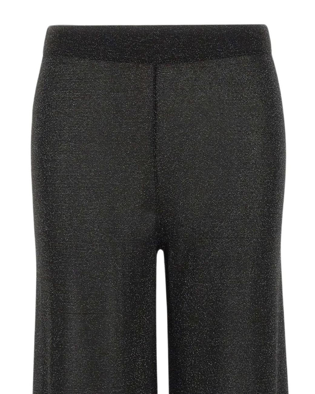 Kangra Black Knit Palazzo Pants