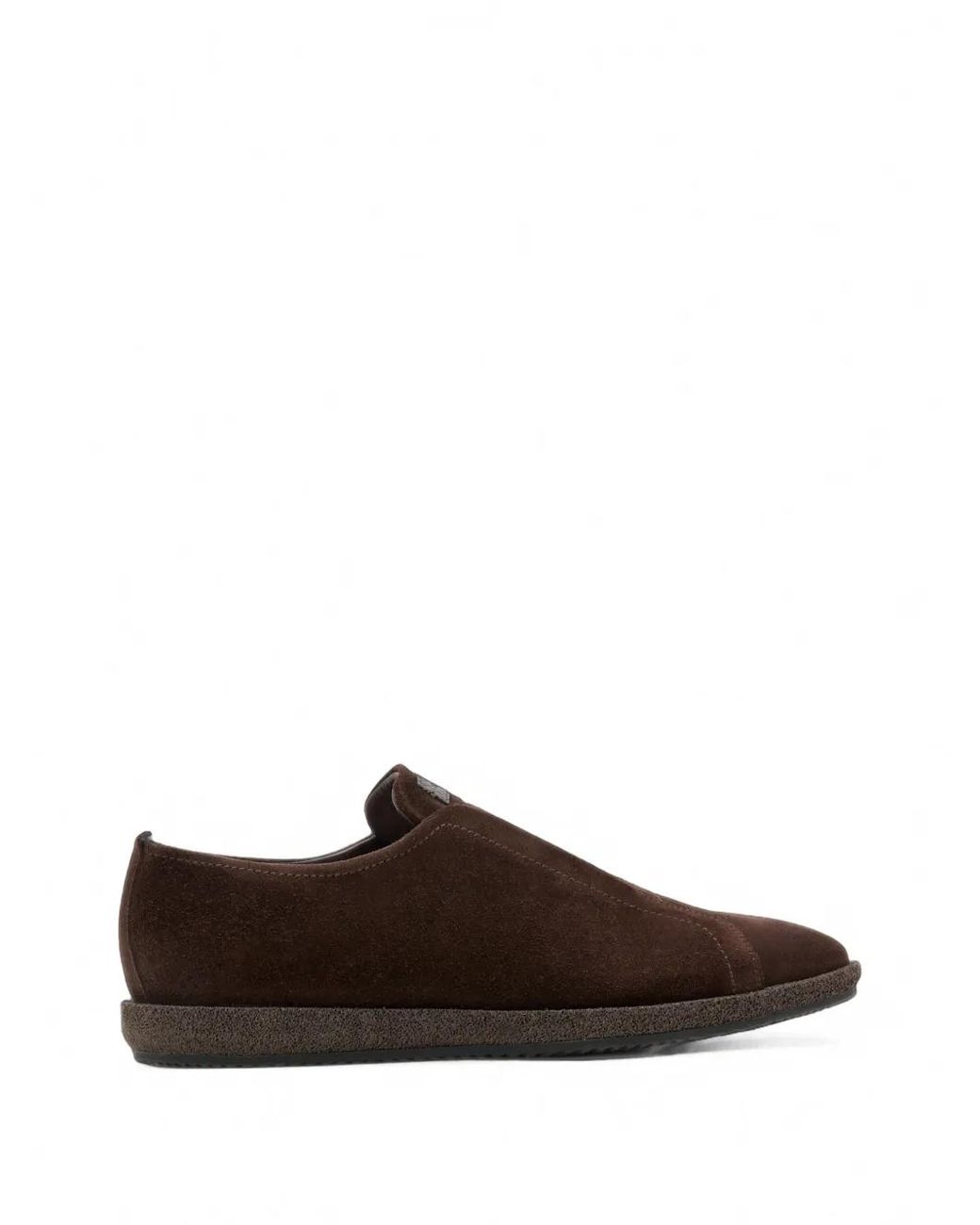 Neil Barrett Brown Repello Suede Slip-On Sneakers for men