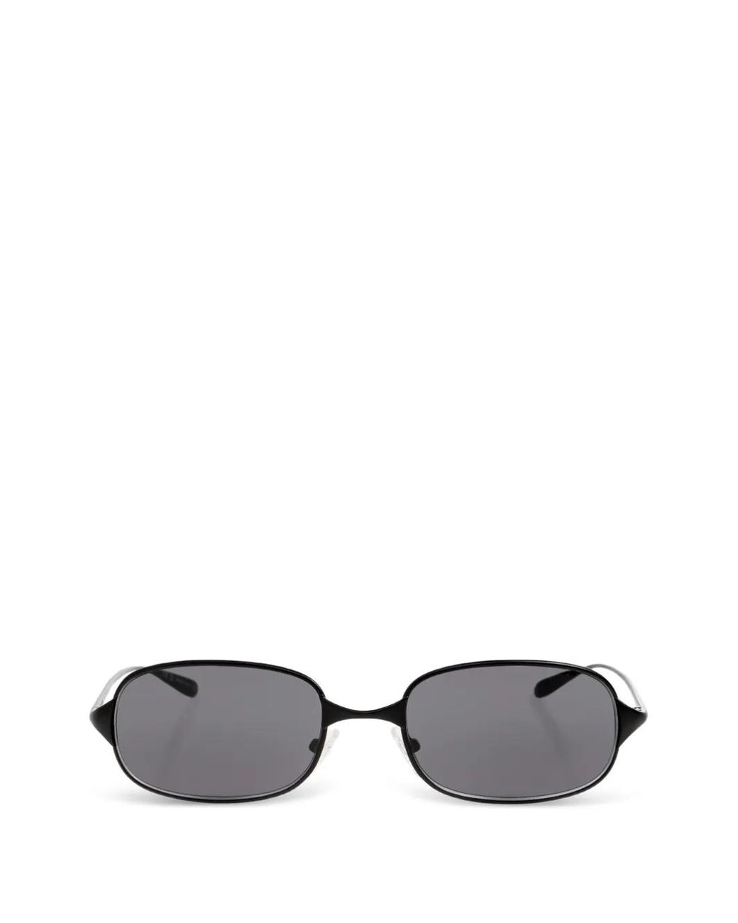 McQueen Gray Lunettes De Soleil À Monture Ovale