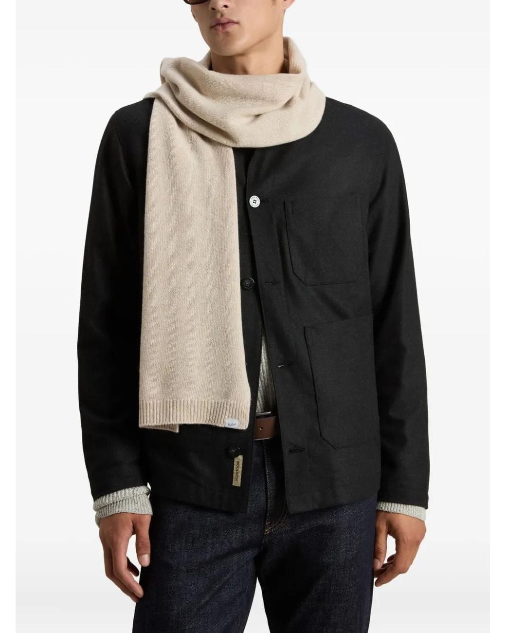 Woolrich Klassischer Schal in Natural für Herren