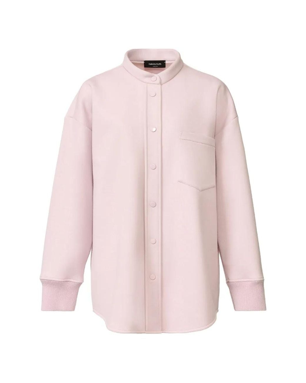 Fabiana Filippi Pink Patch-Pocket Button Shirt