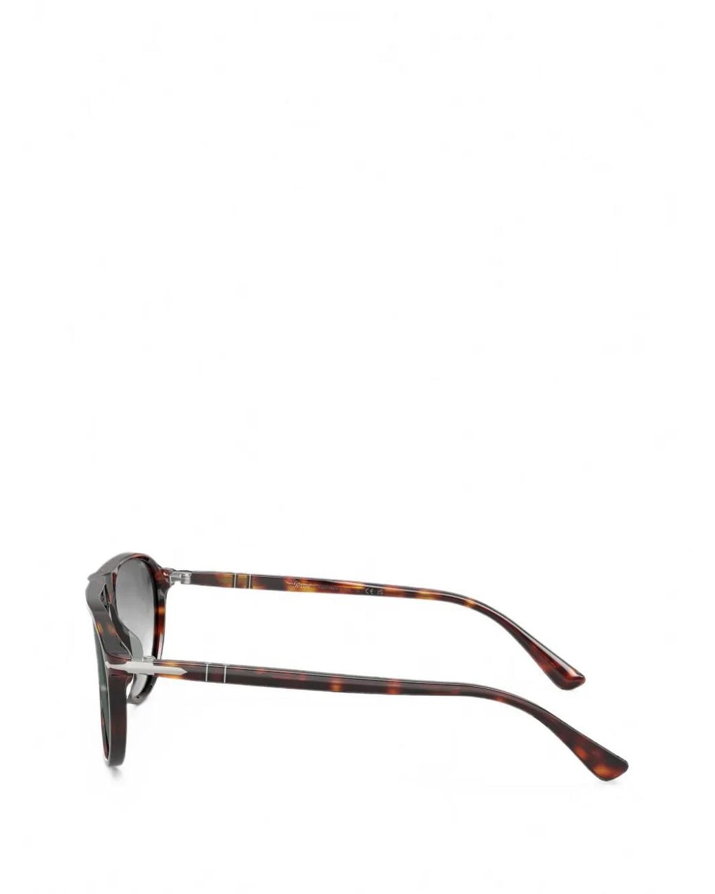 Persol Gray Tortoiseshell-Effect Pilot-Frame Sunglasses for men