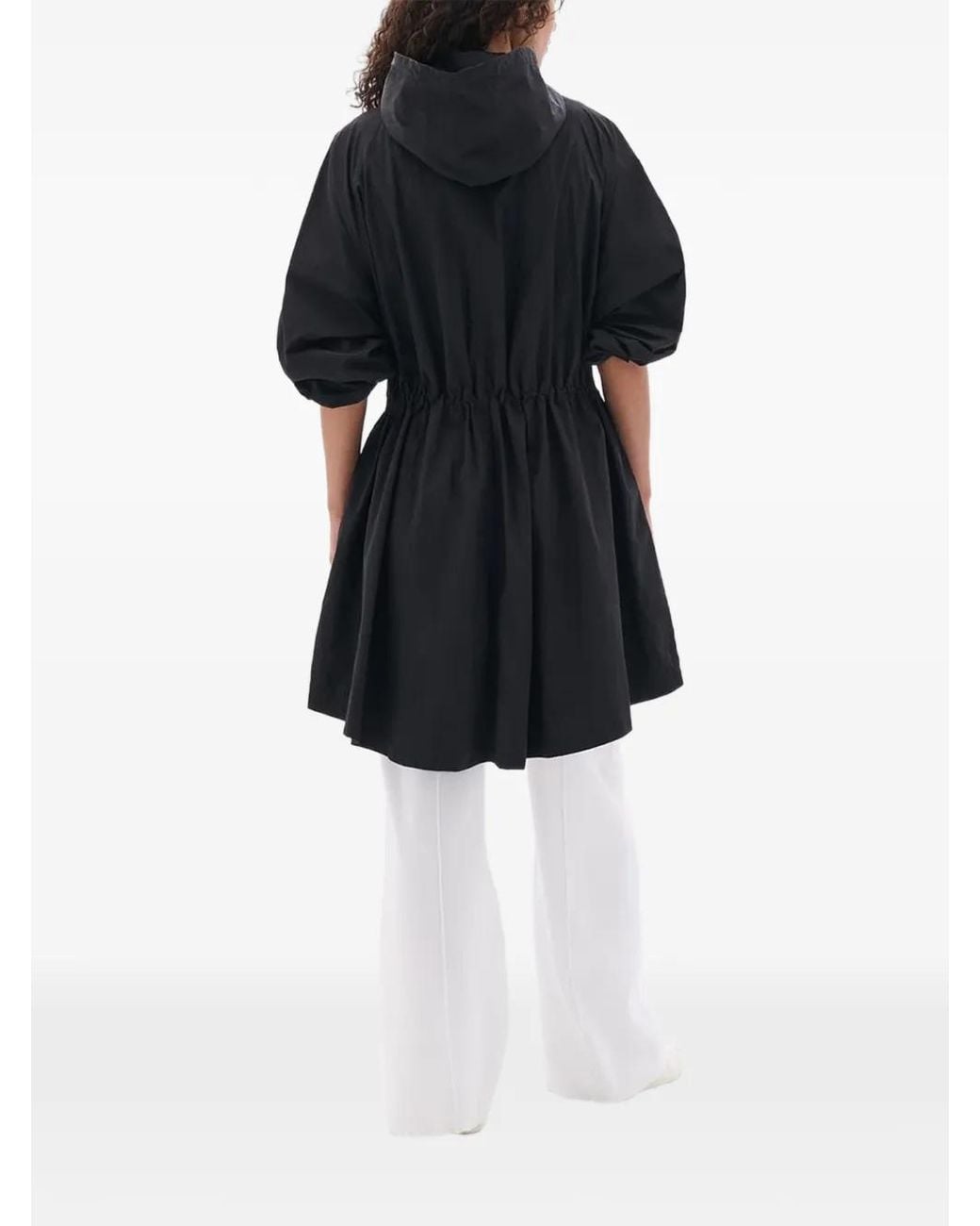 Another Tomorrow Black Hooded Drawstring Hoodie