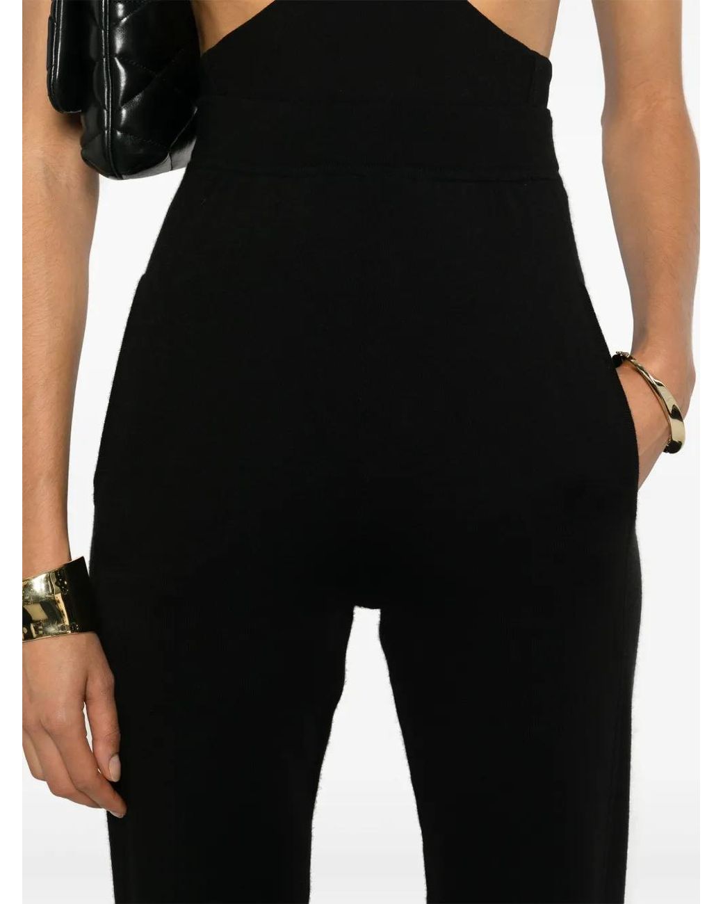 Saint Laurent Black Sweaters