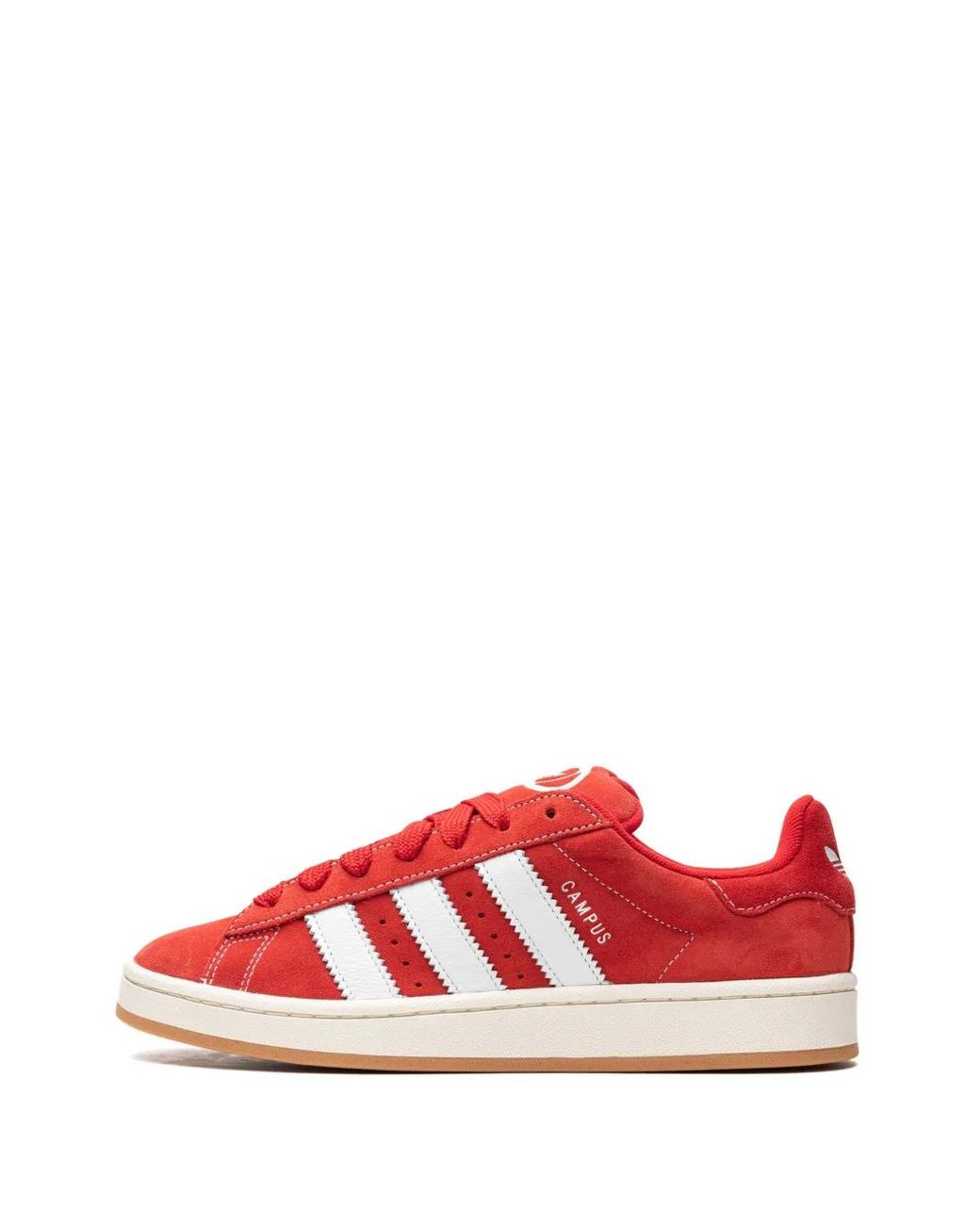 Adidas Originals Red Campus 00S Suede Retro Sneakers for men