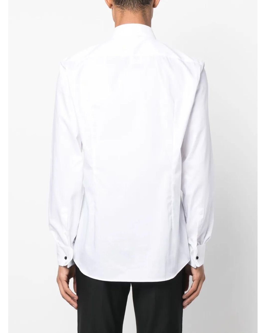 Boss White Slim-Fit Dress Shirt for men