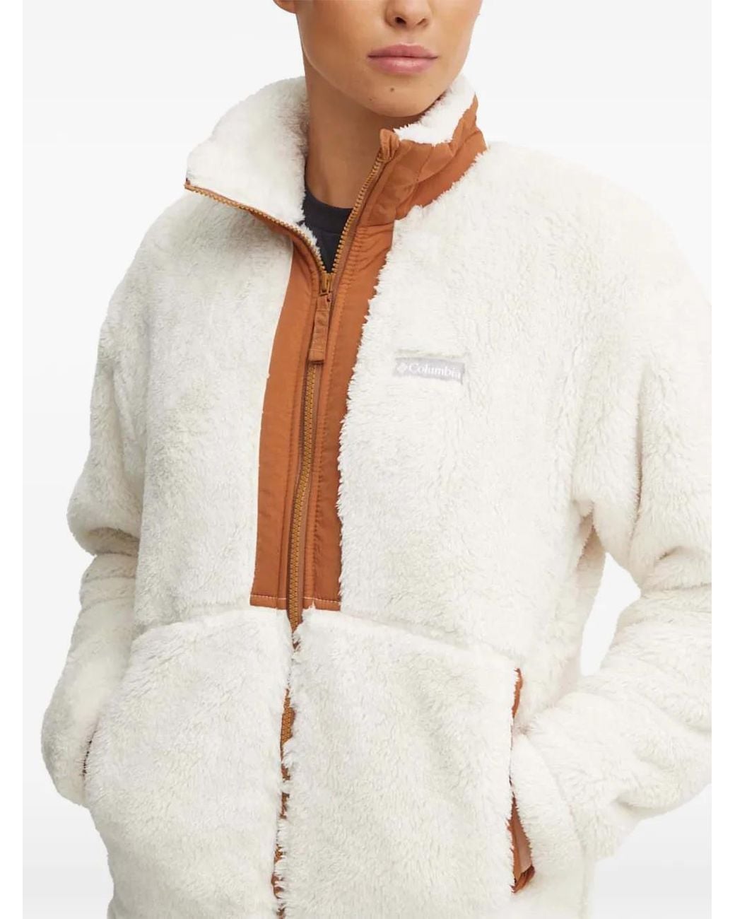 Columbia White Boundless Discovery Ii Zip Jacket