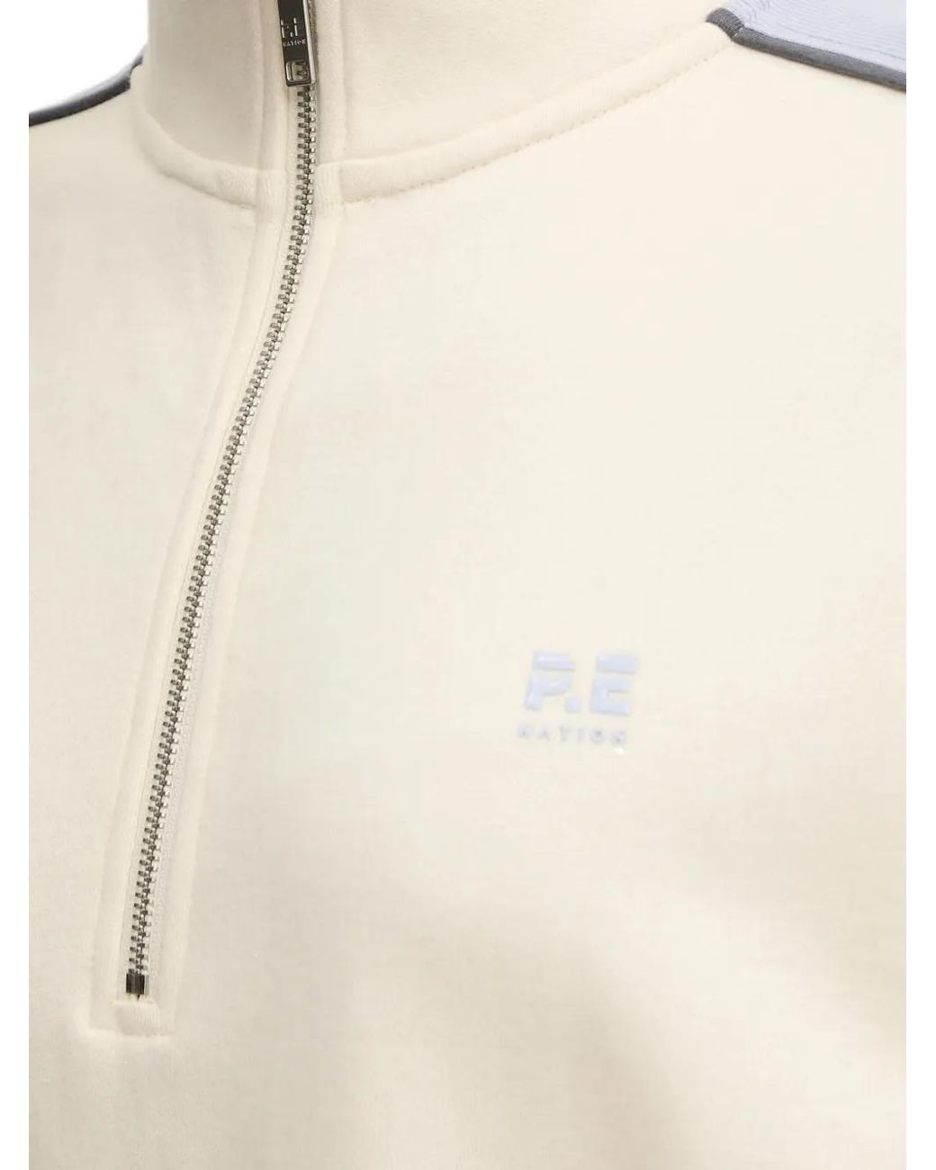 Felpa Con Zip di P.E Nation in Natural