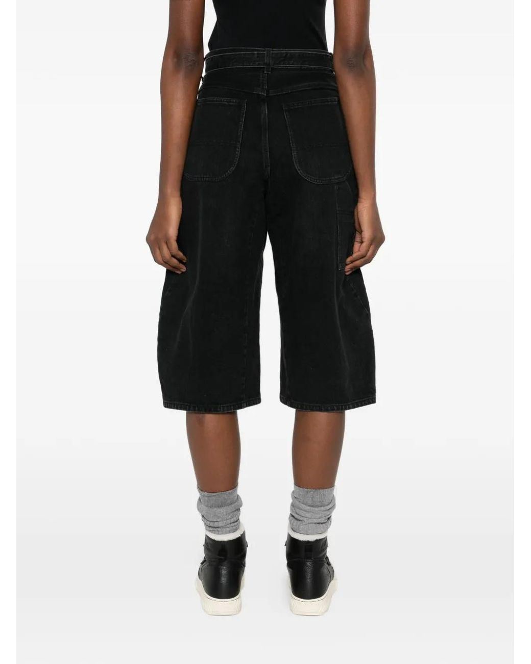 Sacai Black Belted Trousers