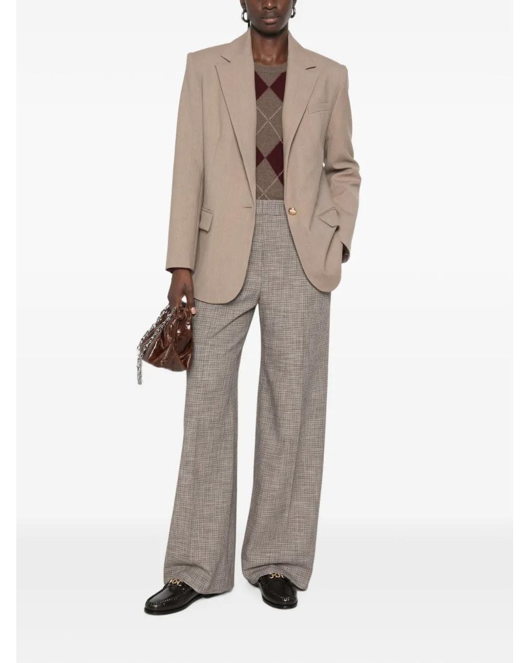 Maje Natural Single-Breasted Blazer