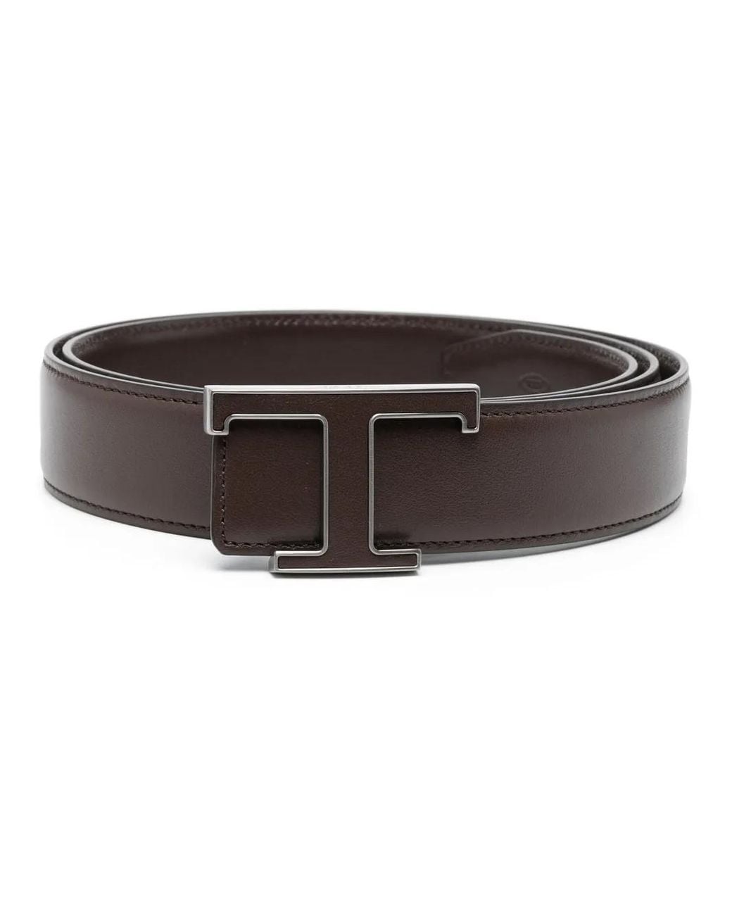 Tod's Brown Xcmcqr55108Rjv New T Belt P.35 Vers. 2 Fasciata for men