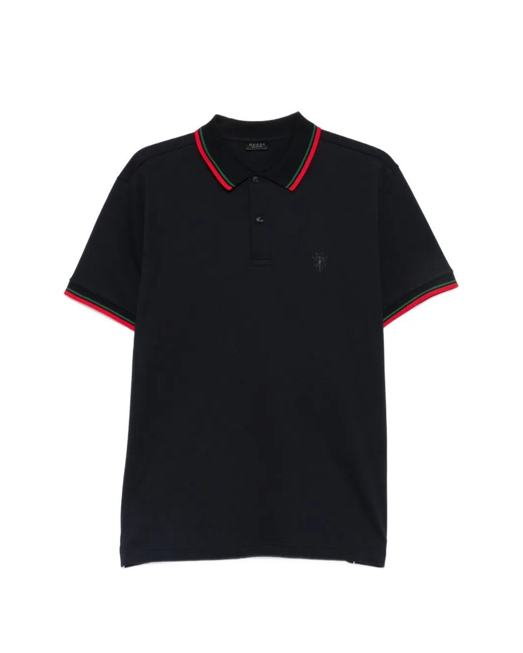 Gucci Black Logo Polo Shirt for men