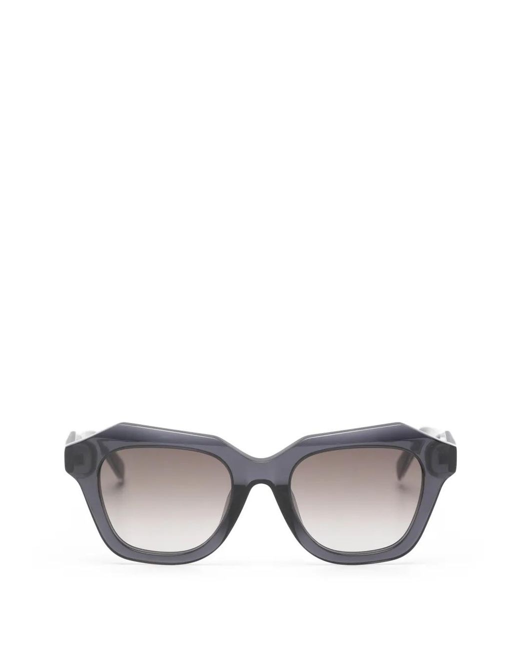 Zadig & Voltaire Gray Geometric-Frame Sunglasses