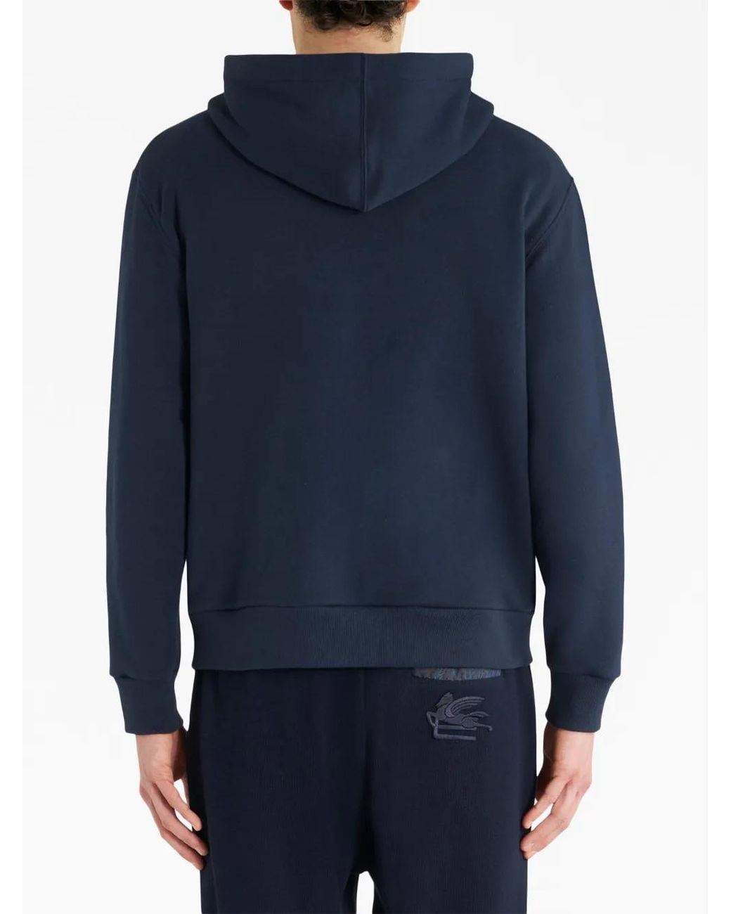 Etro Blue Zip Up Jacket for men