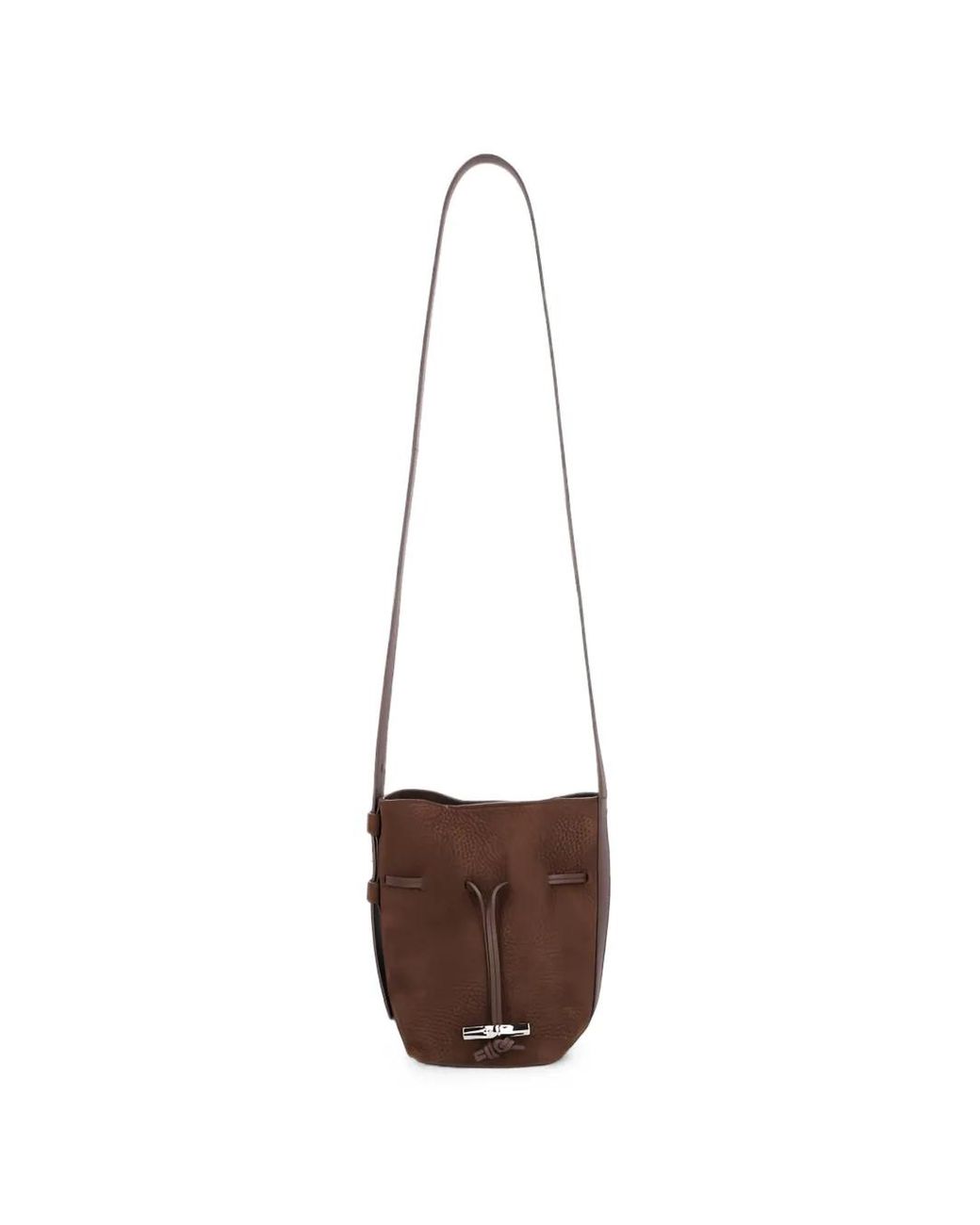 Longchamp White Le Roseau S Bucket Bag