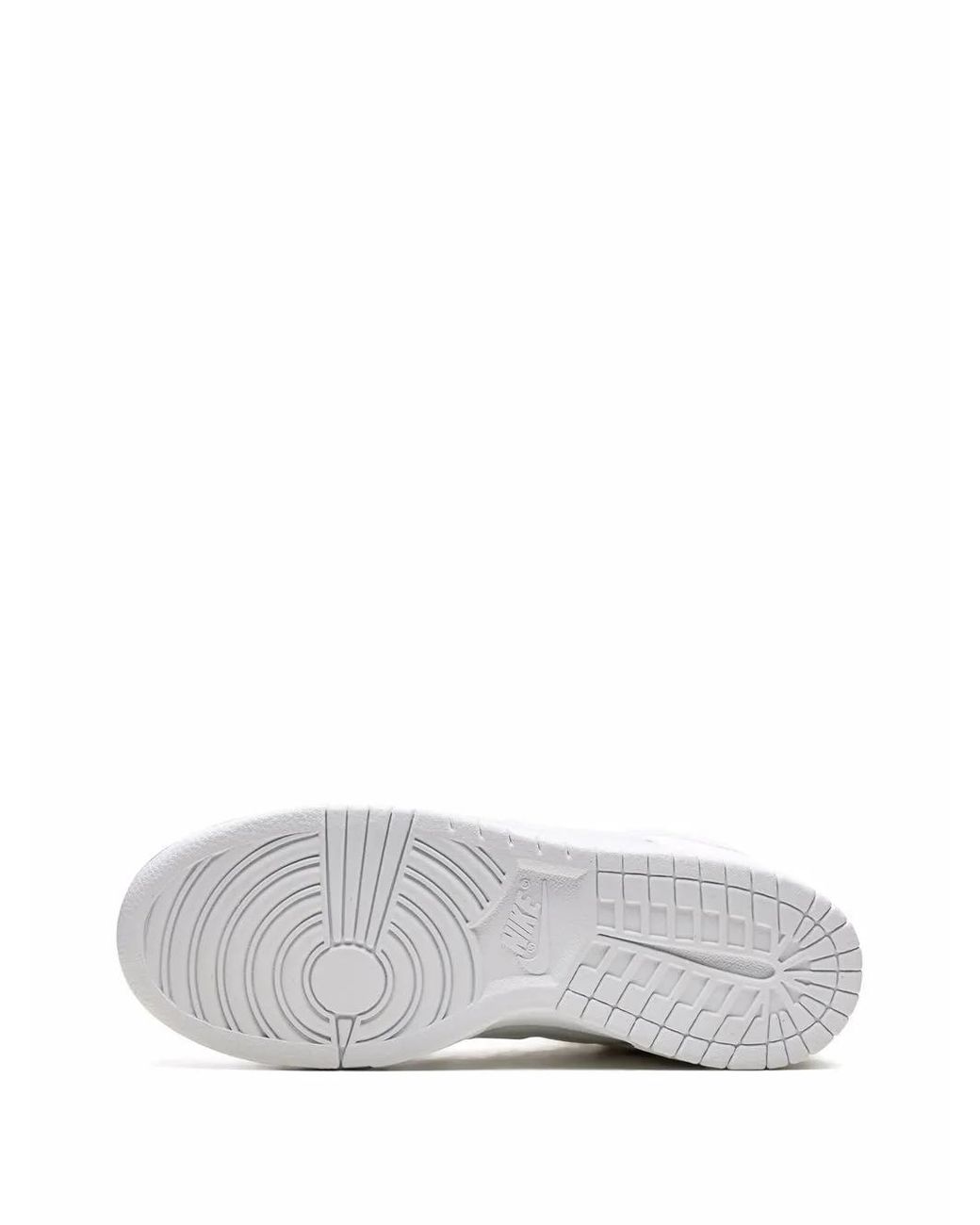 Nike White X Dover Street Market Dunk Low "Triple Velvet" Sneakers