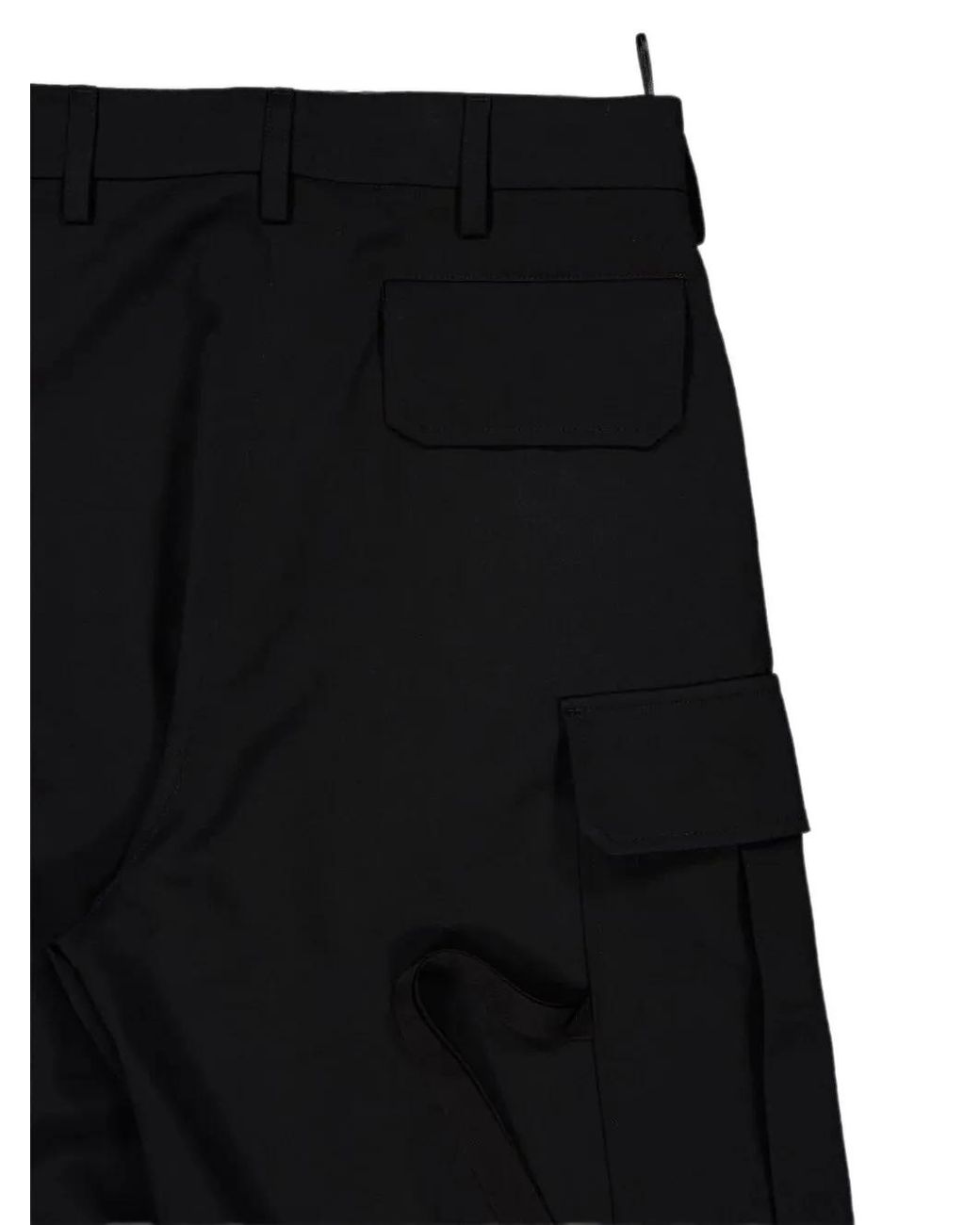 Stella McCartney Black Cargo Straight Trousers