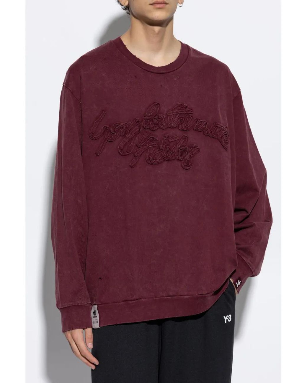 Adidas Purple X Song For The Mute Long-Sleeve T-Shirt