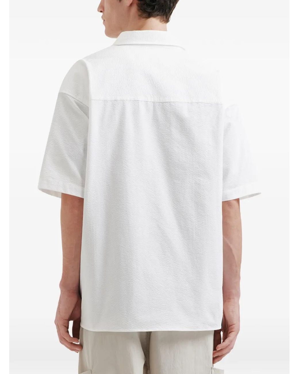 Izzue White Pockets Shirt for men