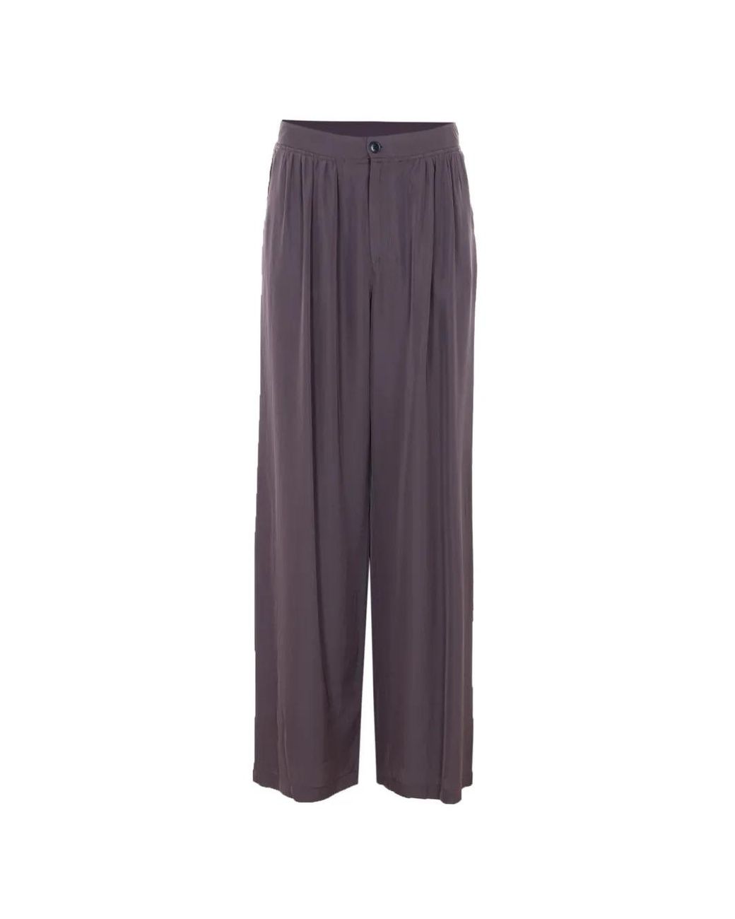 ELEH Purple Wide-Leg Trousers