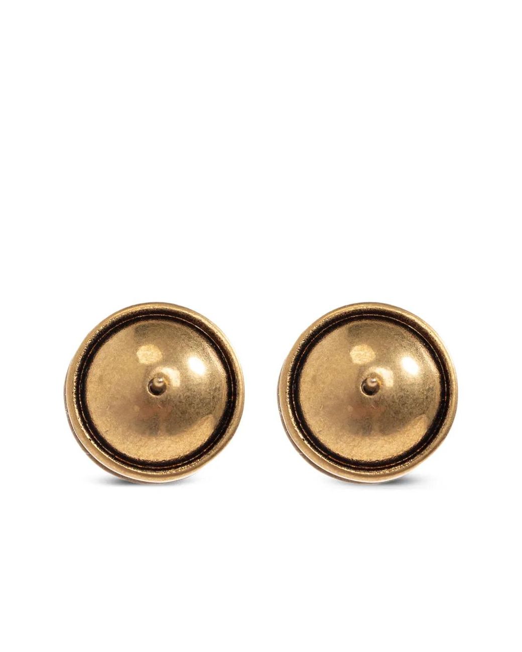 Versace Metallic Boucles D'Oreilles Medusa Head