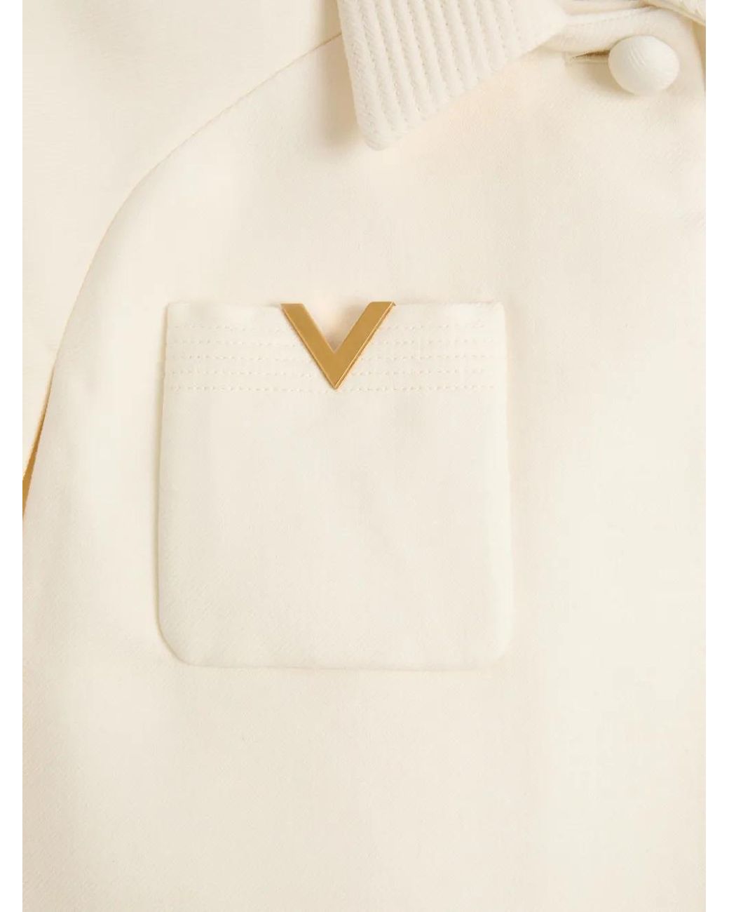 Valentino Garavani Natural Drill Double Cape