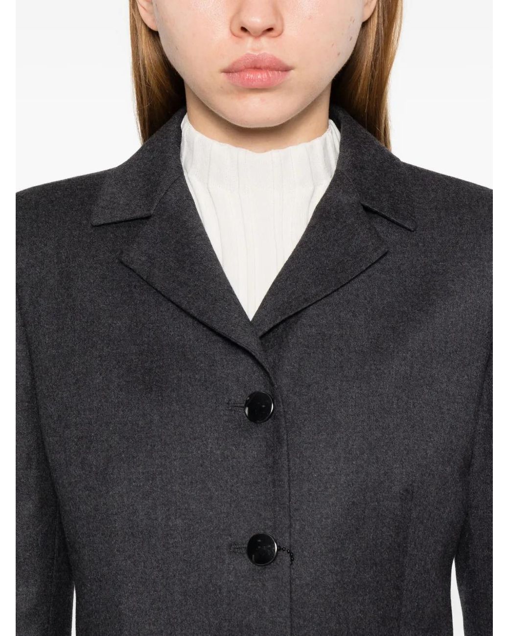 Tagliatore Black Single-Breasted Blazer
