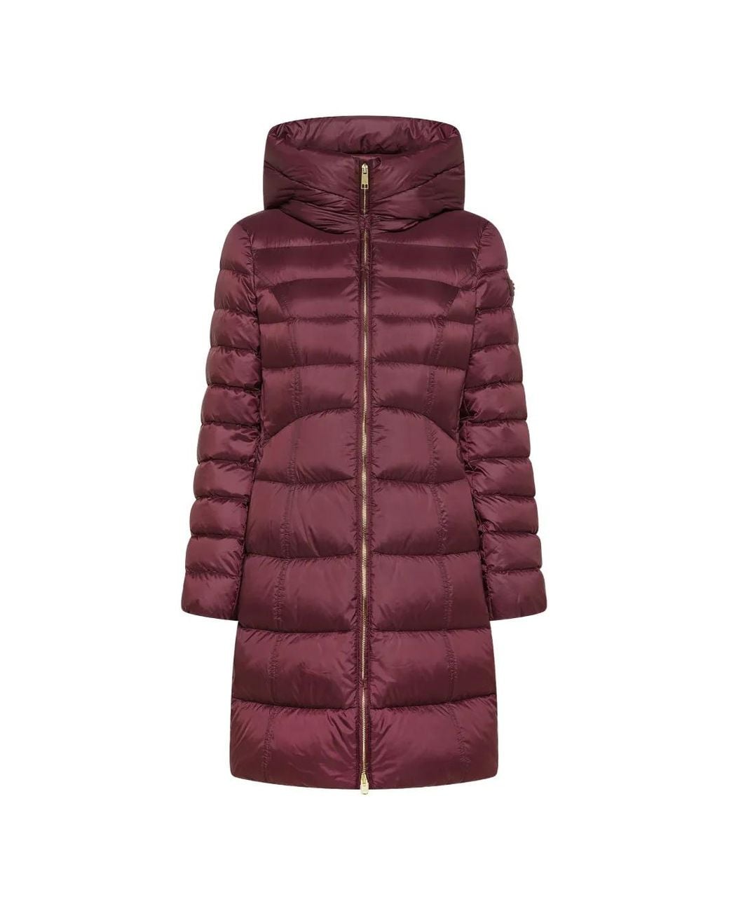 Peuterey Purple Fortex Mqn Quilted Hooded Coat
